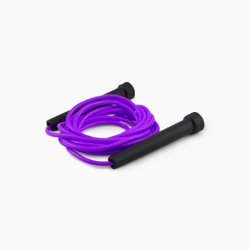 Splay Skipping Jump Rope for Fitness & Exercise | Soft Nylon Plastic Handle for Speed Jumping | Fat Burning Home Exercises with 360 Degree Spin Men and Women Fitness Workout 10 Feet