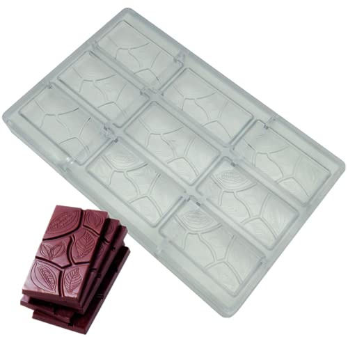 Goldbaking Cocoa leaves Chocolate Mold Polycarbonate Chocolate Mould Candy DIY Tool