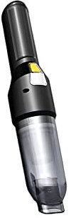 WAGNUS Aspirateur sans Fil, 600 000 Pa, Super Aspiration, pour Maison et Voiture, Double Usage, Mini aspirateur (Puissance 300 000 W, Couleur: Noir)