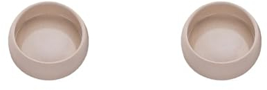 Nobby Keramik Futtertrog 125 ml, Creme, Ø 8 x 4,5 cm, 1 Stück (Packung mit 2)