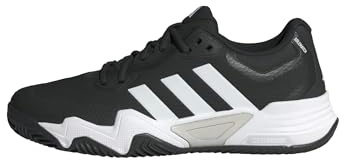adidas Herren Solematch Control 2 Clay Tennis Shoes, Core Black/Zero Metalic/Cloud White, 44 2/3 EU