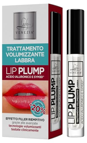 Rimpolpante Labbra - Volumizzante – Lady Venezia - Effetto Filler Immediato - Lip Plumper Labbra – Con Acido Ialuronico – Volumizza e Idrata