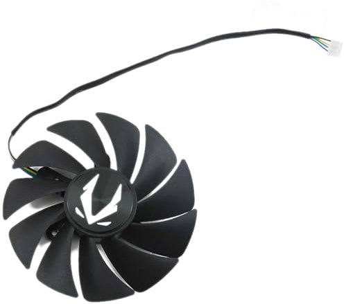 Zotac RTX 3070 Ti 3080 Ti 3090 GAMING Trinity OC GPU Fan (87mm) Replacement Fan for Zotac Graphics Cards, 4-Pin Graphics Card Cooler, VGA Card Replacement GPU Fan GA92S2U (Fan A (4 Pin))