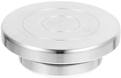 KAILIKETIY 360degree Aluminum Alloy Pottery Turntable Cake Decorating Stand Rotating Non-Slip Base for Handcraft