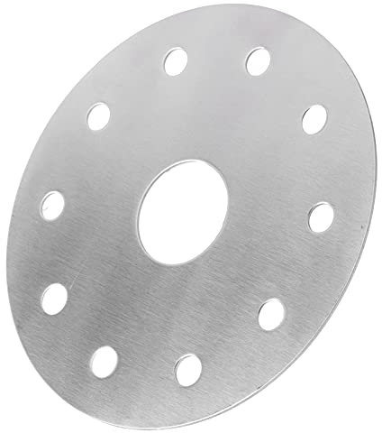 Induction Converter Disk, Induction Cooktop Adapter Plate Heat Diffuser For Glass Cooktop Distributes Heat Heat Diffuser Stainless Steel Induction For Steaming Rice and Making (Diameter 12.3CM)