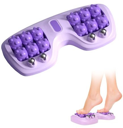 ZHYUAN Stile artiglio di gatto viola,Rullo Massaggiatore per Piedi,Rullo Massaggio Piedi,massaggiatore portatile, massaggiatore per i piedi, rullo massaggiante per alleviare la fascite plantare