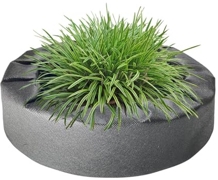 Générique Fabric De D'île Flottante - Panier De Plantation De L'étang À Jardin De l'eau | Planteur Flottant Round | Pot De Flottantes | Pot De Fleur Aquatique pour La Décoration Paysagère d'eau |