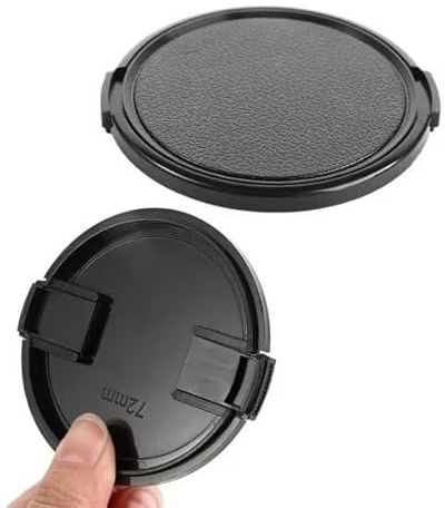 REFLEX CAMERA 105mm Camera Lens Protection Cover Centre Pinch Front Cap for DSLR & Mirrorless Cameras, Compatible with Canon/Nikon/Sony Lens & More... (105mm)