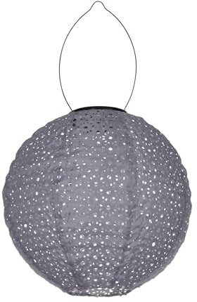 EGLO Solar lampa Z_Solar, utomhus solarlampa, hängande trädgårdslampa | balkongdekoration i pastellblå plast, varmvit, IP44