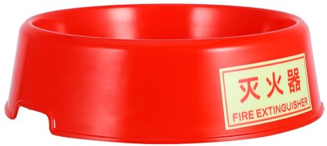 LALAFINA Soporte para Extintor de Incendios de Plástico Resistente, Base Luminosa para Extintores de 5-8 Kg, Organizador Seguro para Almacenamiento en Suelo, Uso en Seguridad
