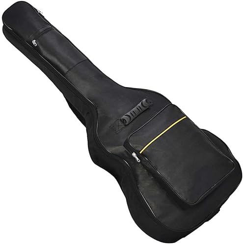 Rockstar - Funda Guitarra 4/4 Impermeable y Acolchada 5mm Guitarra Clásica Española Flamenco GC01-6159 Mochila Doble Correa Reforzada Bolsillos