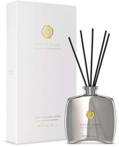 Rituals White Basil Mini Fragrance Sticks, Private Collection, 100ml, Luxuriöser Raumduft mit Stäbchen