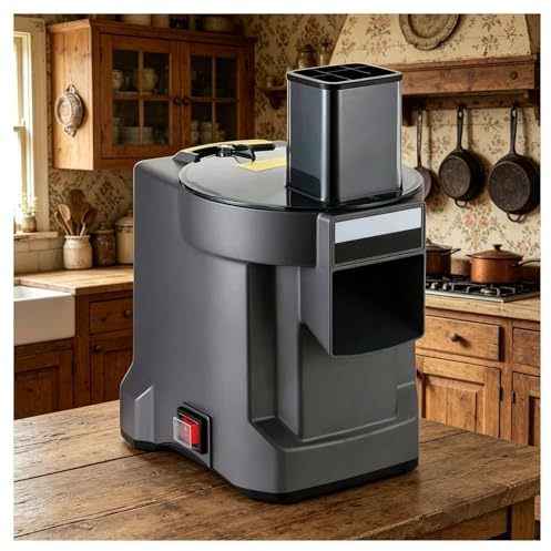 Cortador automático de verduras, procesador de alimentos eléctrico profesional con cuchillas de acero inoxidable, cortador de patatas