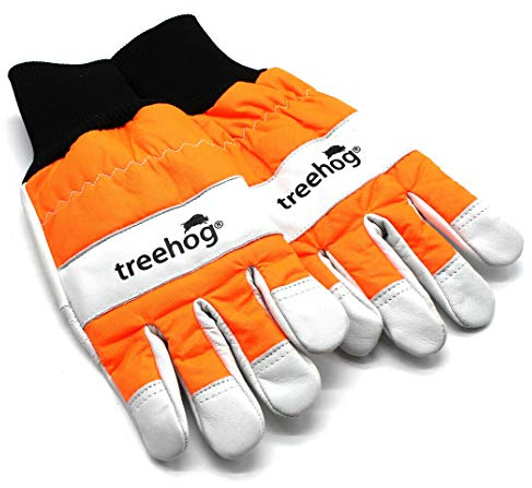 1 x Pair of Large Treehog Chainsaw Gloves