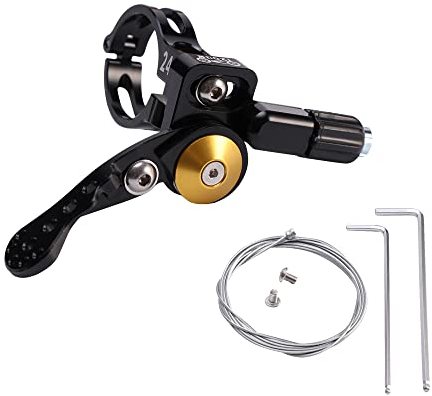 ZTTO Bicicleta Cuentagotas Tija de sillín Cable Remoto Asiento de bicicleta Tubo Control Cable Altura ajustable Palanca 22.5 mm