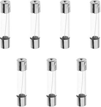 Heyiarbeit 50 Stück 6 x 30 mm 12 A Fast-Blow Sicherung 12 A 250 V Glassicherung schnell wirkende Sicherung