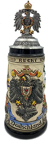 Zöller & Born Bierkrug Zinn Deutschland Adler Seidel 0,5 Liter Bierseidel