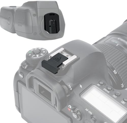 JJC Hot Shoe Cover + Blitzschuhkappen Flash Cap Set für Canon DSLR | Nicht für Canon-Multifunktionskameras geeignet. Bitte überprüfen Sie vor dem Kauf die Kompatibilitätsliste.