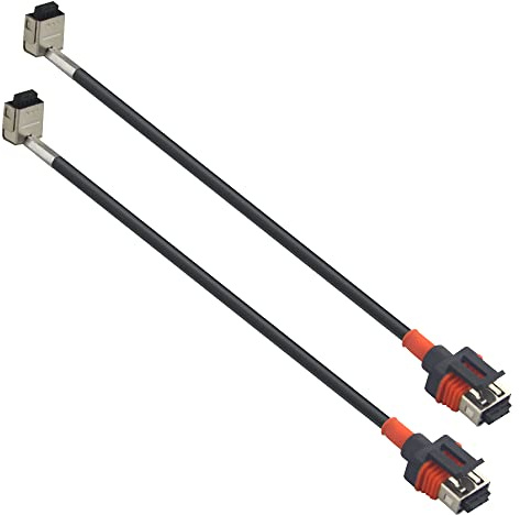 BGTXINGI 2Pcs D1S D1C HID Lampen Sockel Adapter Stecker Kabelbaum Konverter für Auto Scheinwerfer Nebelscheinwerfer