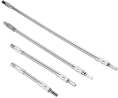 Punta di prolunga flessibile per cacciavite, 400 mm, supporto universale per punte da trapano, per case di computer, armadi elettrici, mobili, elettrodomestici