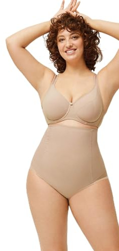 YSABEL MORA - Braguita Alta Reductora Compresión Media - Moldea y Sujeta - Ropa Interior Faja Adelgazante - Comodidad y Estilo Diario - Ideal para Uso Diario y Eventos Especiales.