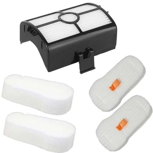 Replacement Shark Filter set for Duo Clean HZ500, HZ500UKT, HZ500UK Vacuum Cleaner Hoover,1 Hepa Filters and 2 Foam & Felt Filters (HZ500 Filter)