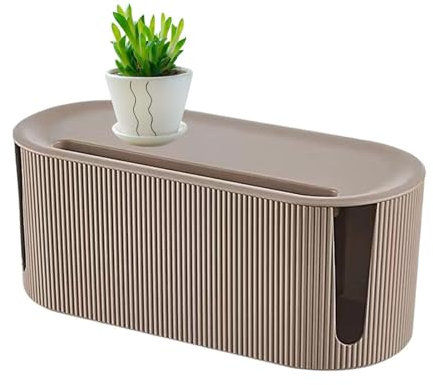 Scatola Portacavi Antipolvere | Organizzatore Di Prese Portatile | Contenitore Per Presa Porta Cavo Caricabatterie | Nasconde Il Cavo Della Ciabatta Per Casa