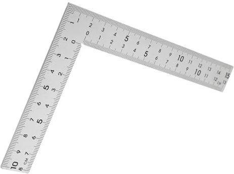 UKCOCO Stainless Steel Square Ruler Carpentry Marking Tool Professional Woodworking Measuring Layout Tool Machinist Square Ruler