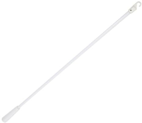 Generisch Jalousiestange Blindöffner Jalousien-zugstange Fensterjalousienteile Gardinenstange Blinde Ersatzstange Vertikale Jalousienstange Fensterrollo-Stick Rollo-zugstock Glasfaser Weiß