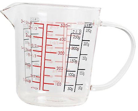 Cabilock Herramienta Para Taza Medidora Vaso Medidor De 500 Ml Para Leche y Más