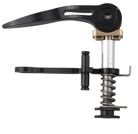 Collier de serrage pour tige de selle de vélo compatible Brompton avec fonction de libération rapide (doré)