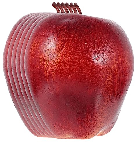 Kichvoe 6pezzi Rosse Artificiali in Modelli Frutta Simulati Per Decorazioni Fotografiche Matrimoni e Feste Frutta Artificiale Da Cucina Per Esposizione e Ristoranti