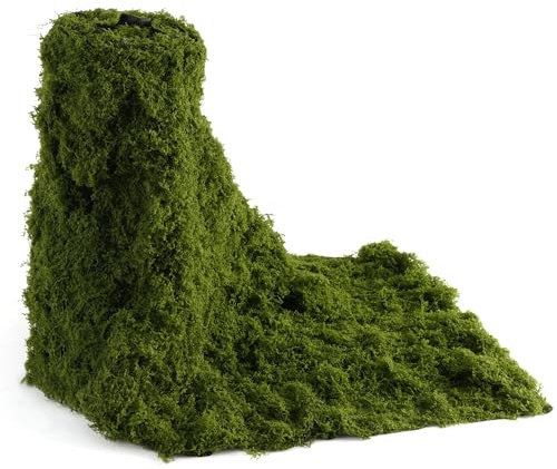 BYHER Fake Moss Mat Artificial Moss Roll - 12 x 71Cloud Soft Feel Moss Table Runner for Decor, Faux Grass Mat for Crafts, DIY Fairy Garden, Wedding & Party Decorations (Realistic Green: 30x180cm)