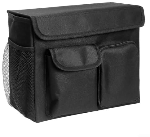 Rollstuhltasche mit reichlich seitlichen Staufächern für Rollstuhlfahrer, um wichtige Dinge sicher zu transportieren