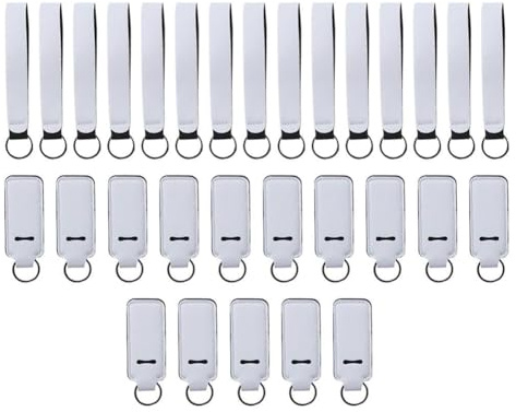 Qomcsrl 30 Piezas de Soporte de Lápiz Labial de Sublimación en, Juego de Cordón para de Pulsera para Manualidades DIY