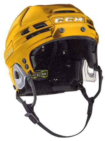 CCM Super Tacks X Casque de hockey sur glace Jaune Taille L