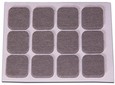 brinox b76120g – Felt Gliders Synthetic (20 x 23 mm) Grey