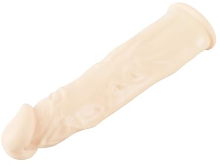 You2Toys Silicone Extension Flesh - dehnbare Penishülle für Männer, ausgeprägte Eichel und Äderung, Penisverlängerung, hautfarben