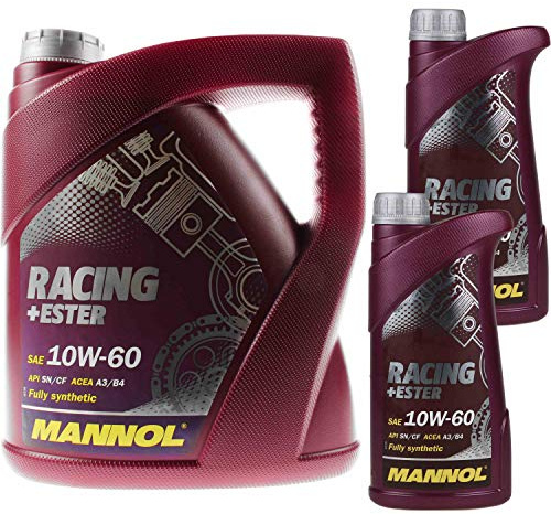 MANNOL 4 + 2 (6 Liter) Racing+Ester 10W-60 MOTORÖL