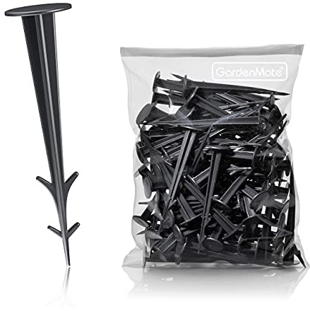 GardenMate 50 Erdanker Kunststoff schwarz 12cm UV stabilisiert