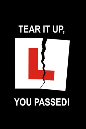 Tear up the L Plates organiser: Plan your first year driving, make many lovely memories. Organiser and notebook