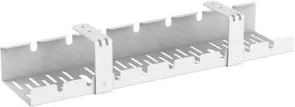 Kabelkanal Schreibtisch Kabelmanagement Kabelwanne Flexibles und platzsparendes Kabelmanagement (Weiß)