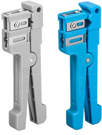 Herramienta de corte de fibra óptica 45-162 y 45-163 Pelacables coaxiales Pelacables de fibra óptica Tubo de almacenador intermediario de fibra Pelacables universal