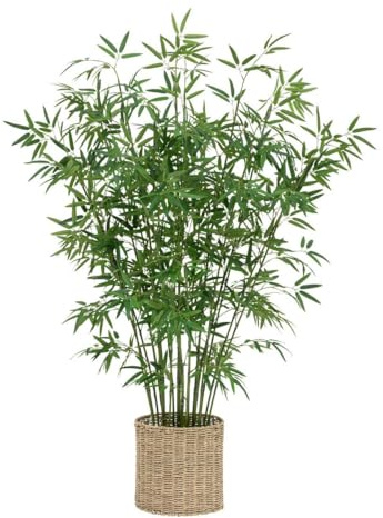 Atmosphera - Bambou Artificiel Pot Naturel h150cm Vert