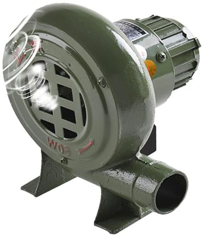 Soffiatore Elettrico per Forgia da Fabbro 220V, Soffiatore Commerciale Compatto ed Efficiente - Ventilatore Centrifugo per Barbecue all'Aperto, Ventilatore con Pompa Ventilatore Portatile, per Camino/