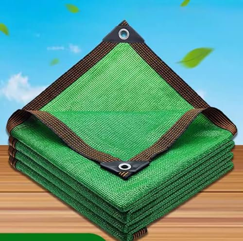 SGSKEIEY Beschattung für Terrassenüberdachung, Atmungsaktiv Schattiernetz,Kühlend UV-Schutznetz Windschutznetz Stall für Balkon Pflanze Anpassbare (8x10m)