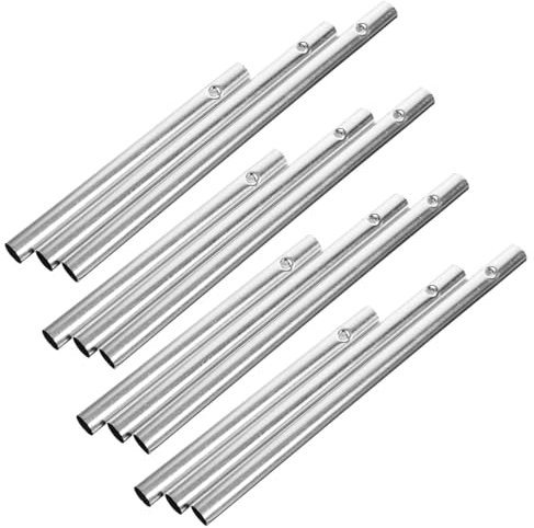 KITANDOVE 12stücke Aluminium Windspielrohre Für DIY Klangspiele Für Kreative Projekte Familie Kindergarten Fördert Handwerkskunst Und Kreative Fähigkeiten