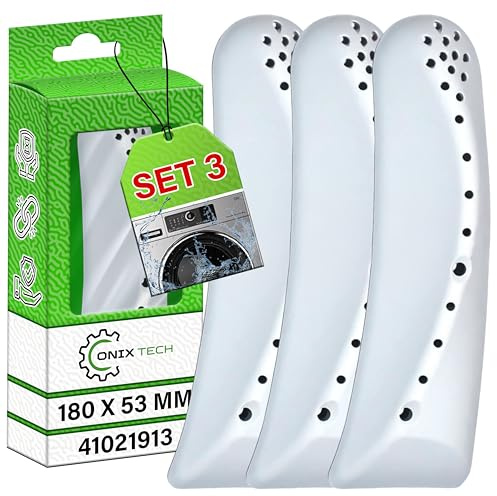 3x Ailette de Tambour de Machine à Laver 180x53 mm 41021913 pour Candy | pour Hoover - Garantie de 5 Ans - ONIX TECH