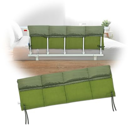 NEAUDE Bed Rail Covers for Elderly Adults Safety, Hospital Bed Rail Pads, Guard Rails Padding Protector, Medical Bed Railing Padded, Adult Side Rails Cover-48.5 inch