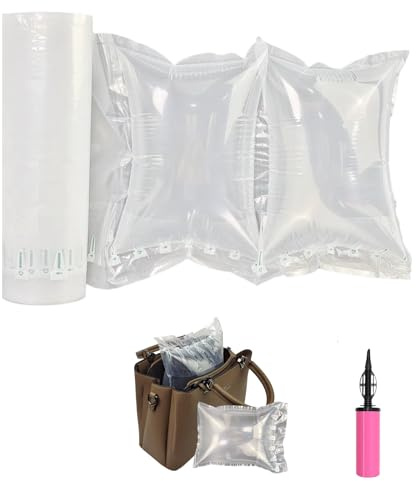 Hijelyn Purse Stuffing for Shape 100 Count Inflatable Large Air Pillows for Shipping, 8.3x11.8 Air Bags for Packing with Pump Packaging Filler Alternative to Packing Peanuts Shipping Supplies
